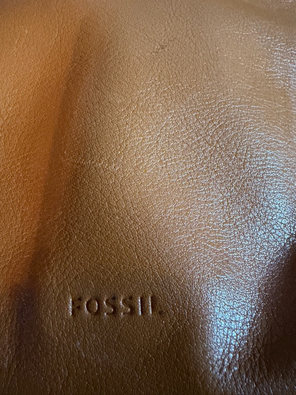 Fossil Camilla Convertible Backpack in Cognac Leather - Picture 5 of 9